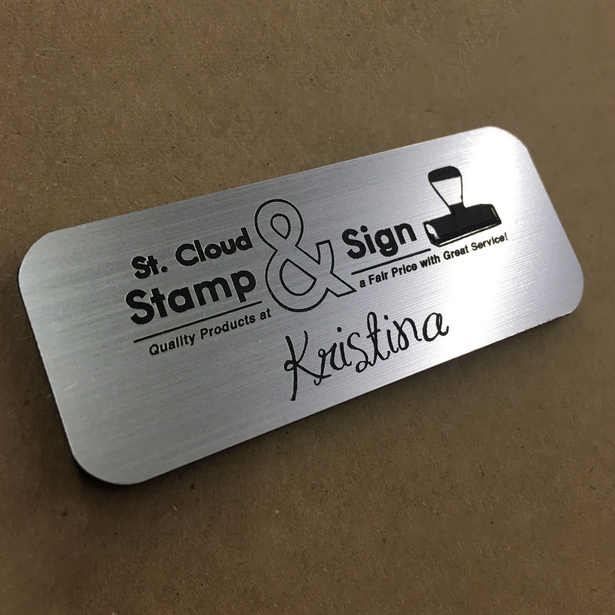 engrave name tag