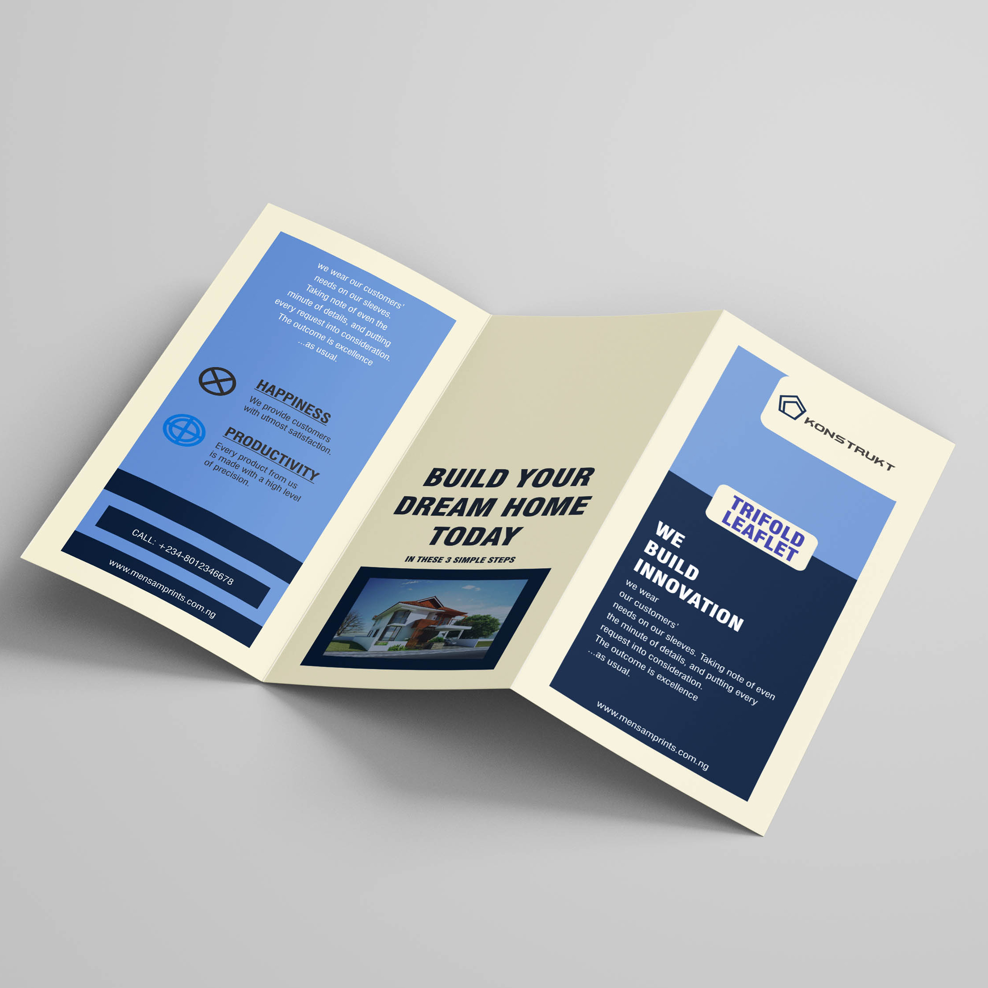 leaflet fold